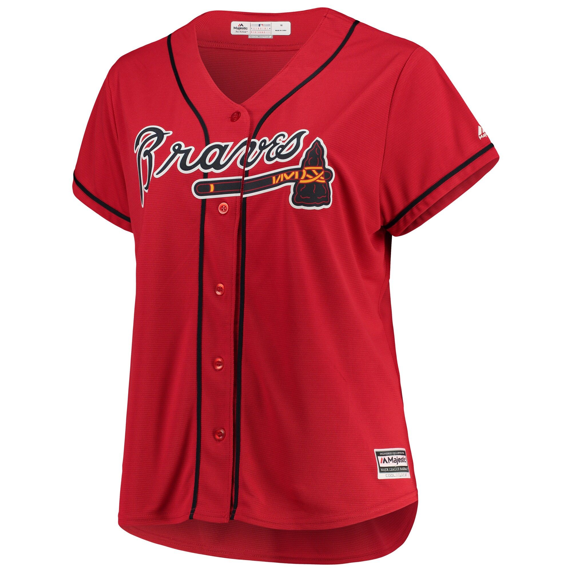 women's plus size atlanta braves shirts